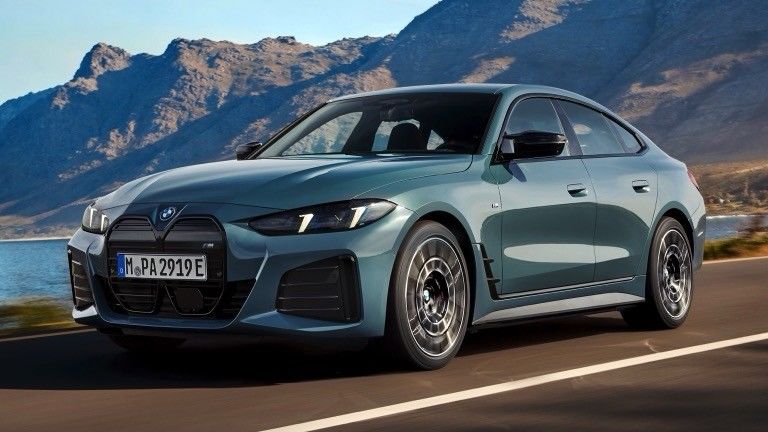 Vehículo eléctrico puro de alto rendimiento alcance de 450 km BMW i4 aceleración de 0 a 100 km/h a 3.9s 225 km/h velocidad máxima 400kw de potencia