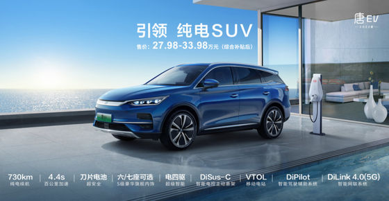 High Speed BYD New Energy Vehicles